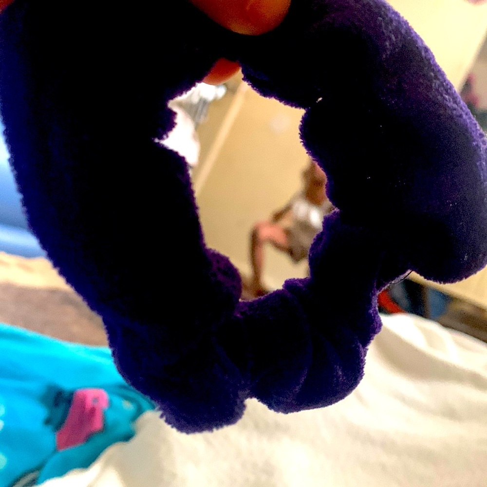 Purple scruncie